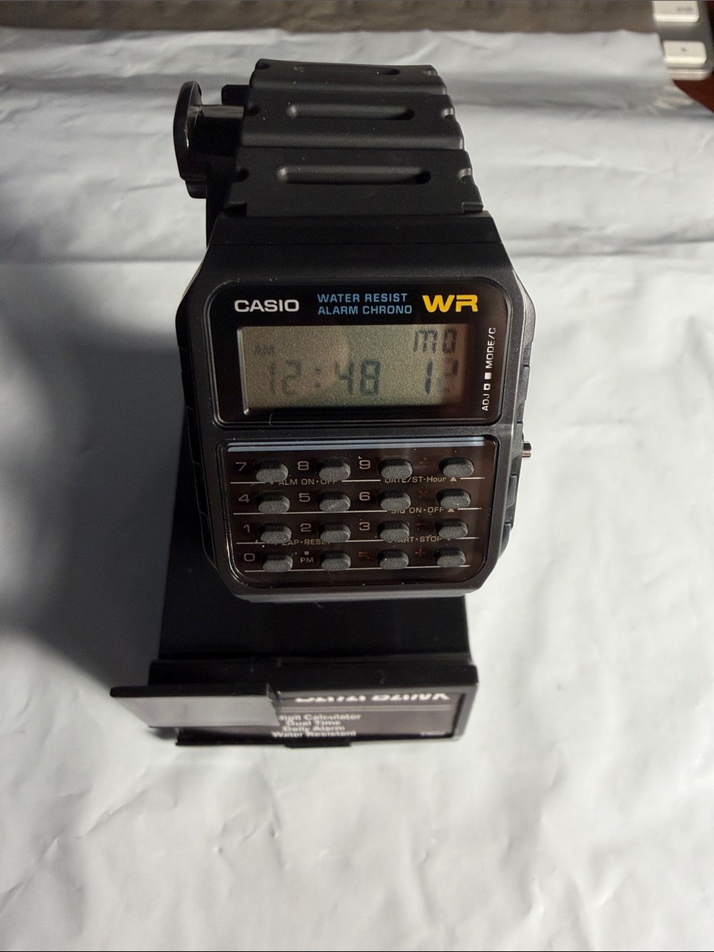 Casio Black Digital Calculator Watch